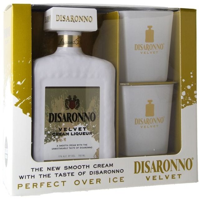 Disaronno Amaretto Velvet with 2 Glasses 750ML