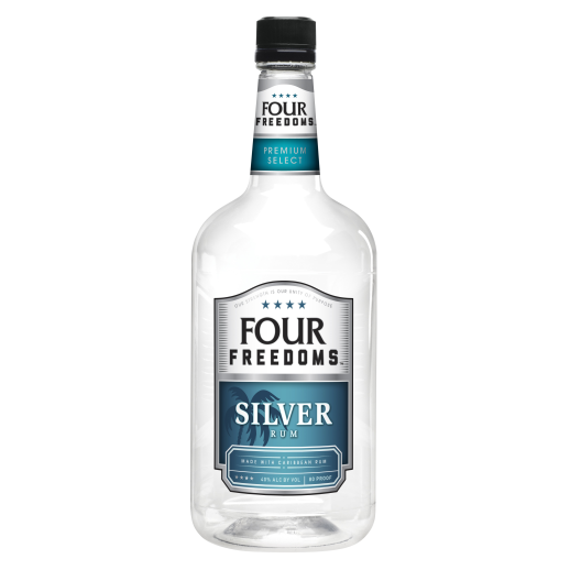 Four Freedoms Rum Silver Plastic 1.75L