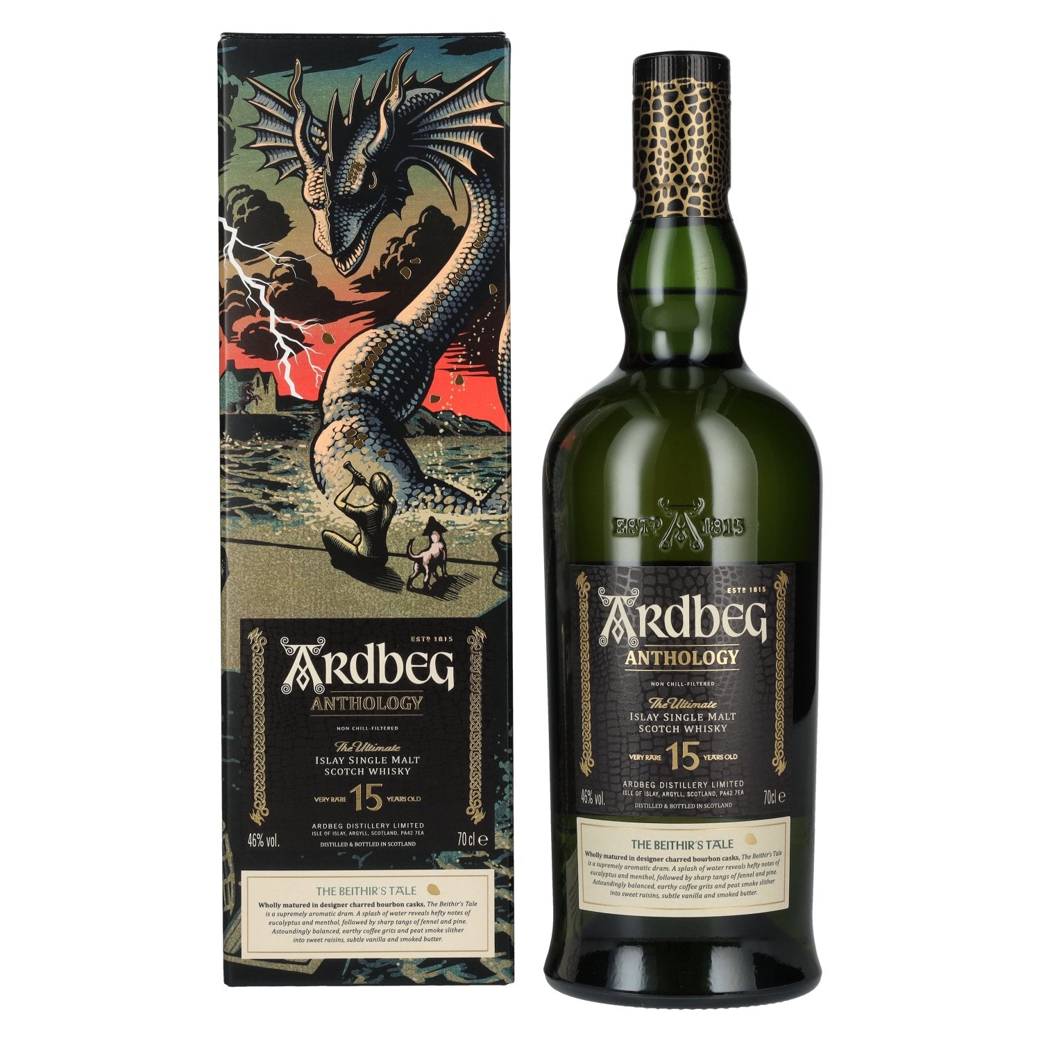 Ardbeg 15 Years Old The Ultimate The Beithir's Tale Islay Single Malt 46% Vol. 0,7l in Giftbox