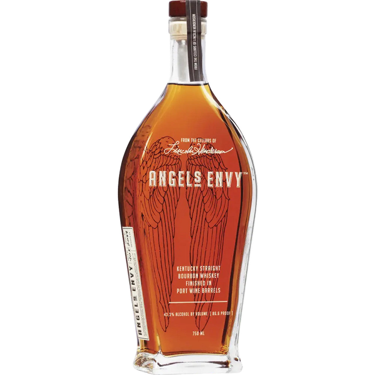 Angels Envy Port Barrel Finished Straight Bourbon Whiskey - 750ml