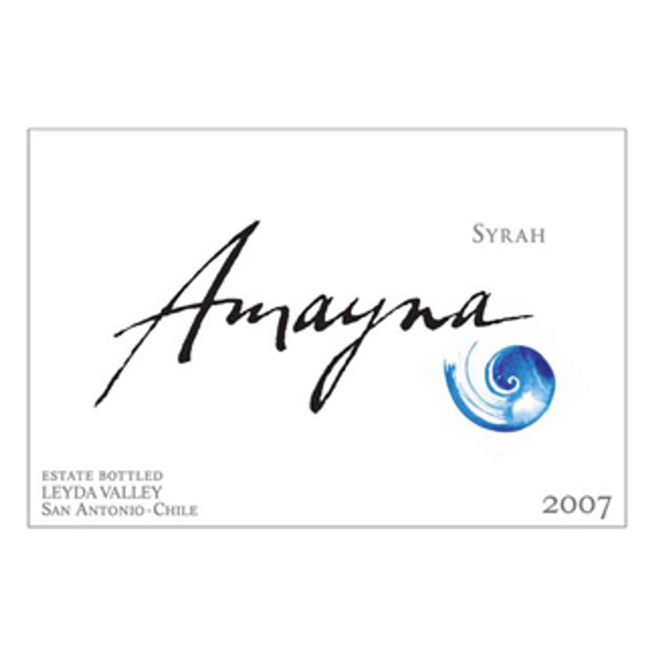 Amayna Syrah Leyda Valley 2021 750ml