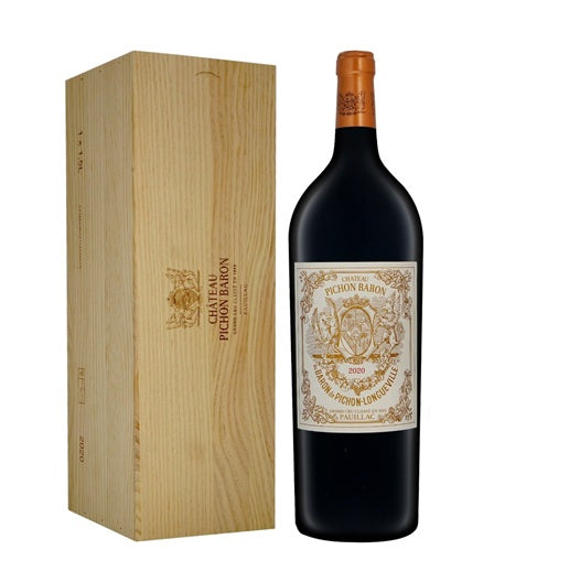 Chateau Pichon Longueville AU Baron Pauillac 2020 Wood Box