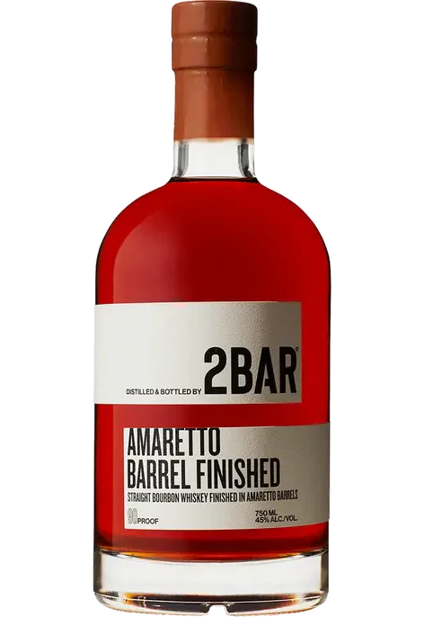 2Bar Straight Bourbon Amaretto Barrel Finished