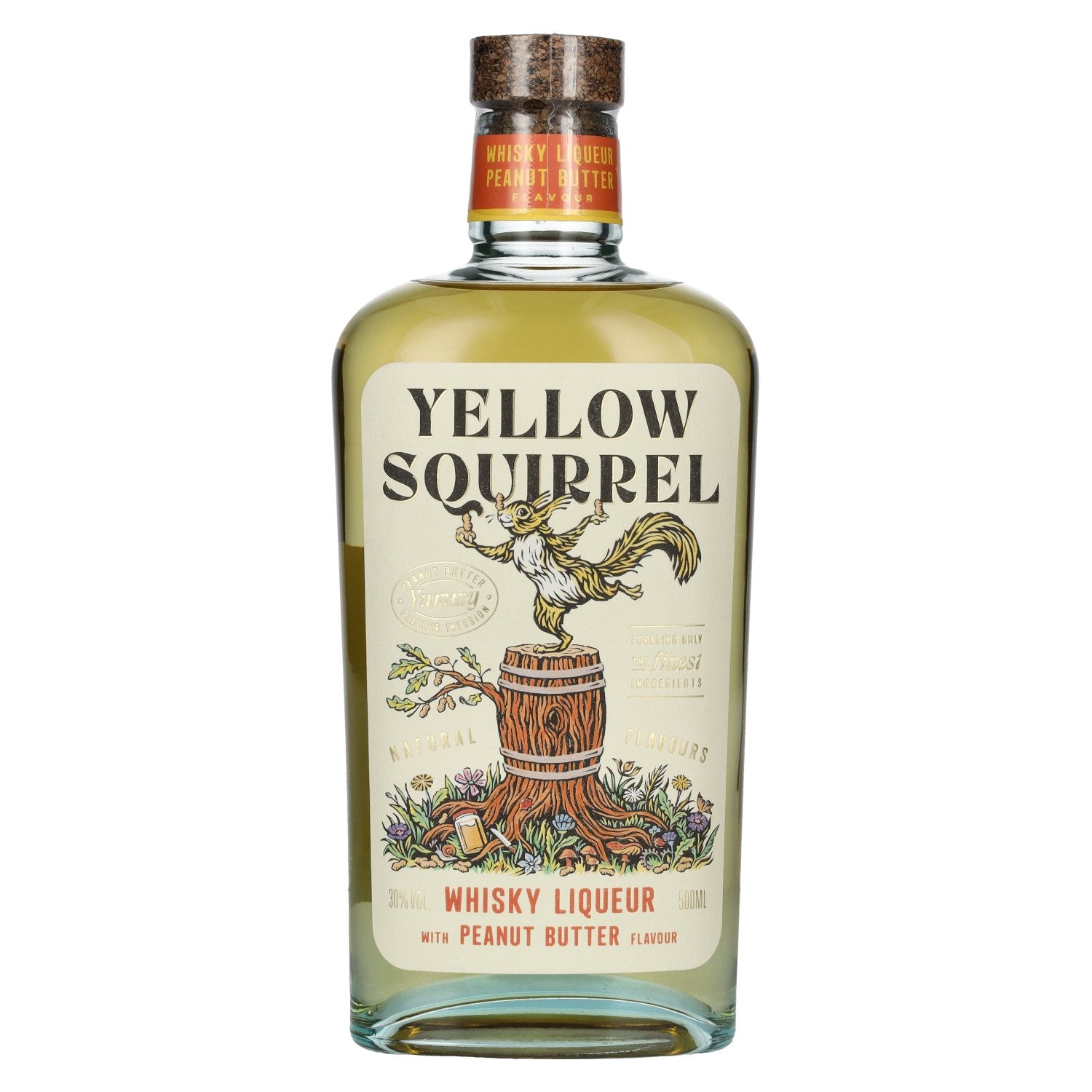 YELLOW SQUIRREL Peanut Butter Whisky Liqueur 30% Vol. 0,5l