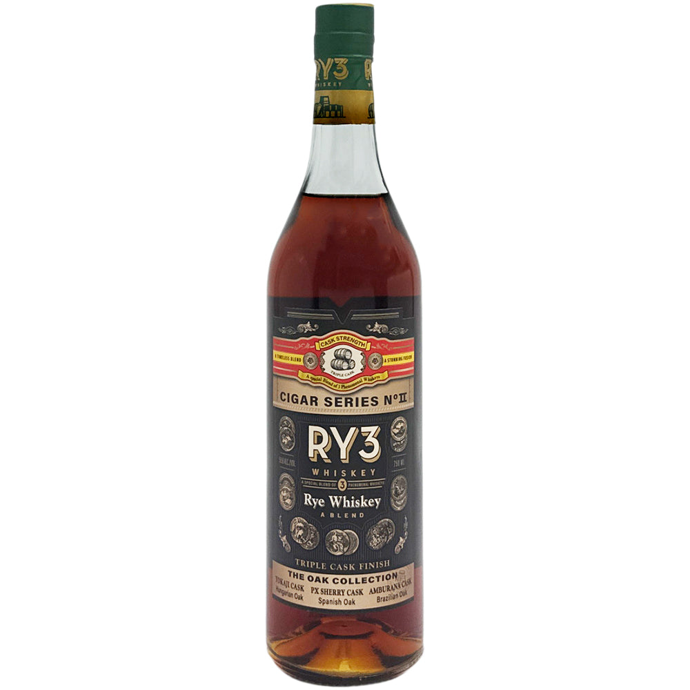 Ry3 Whiskey Cigar Series No II The Oak Collection Rye Whiskey