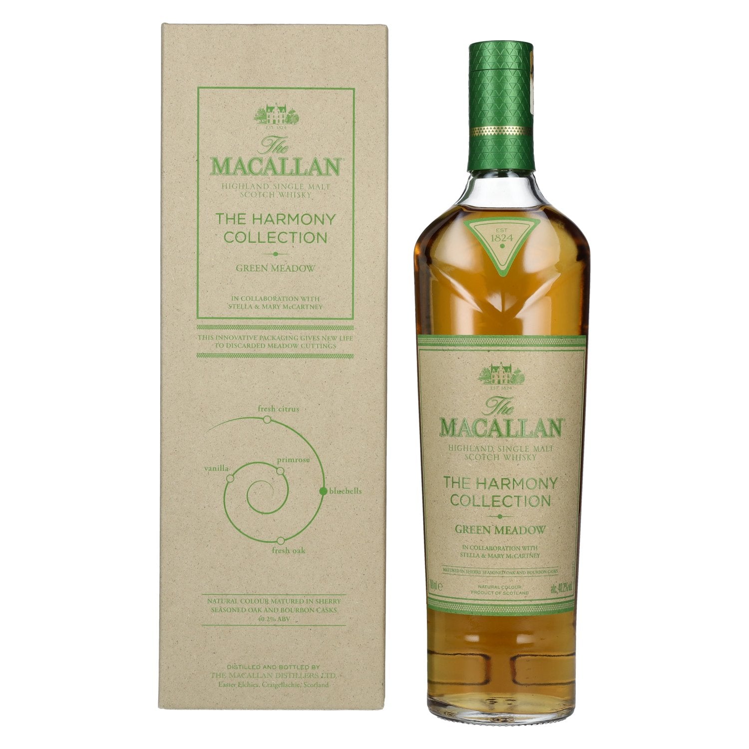 The Macallan The Harmony Collection GREEN MEADOW Highland Single Malt 40,2% Vol. 0,7l in Giftbox