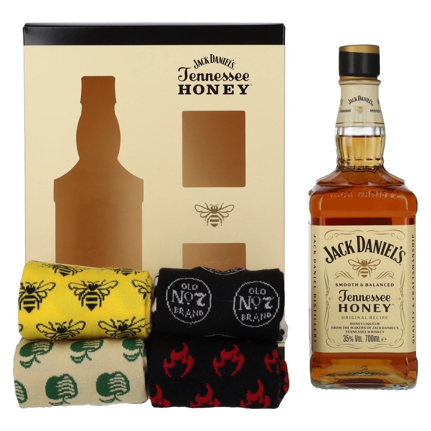 Jack Daniel's Tennessee HONEY 35% Vol. 0,7l with Socken