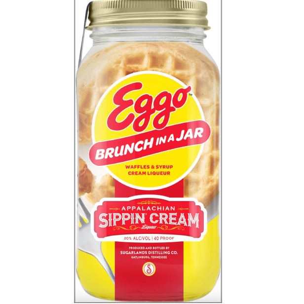 Sugarlands Eggo Brunch in a Jar Appalachian Sippin Cream 750ML