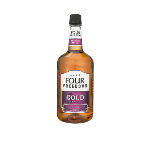 Four Freedoms Rum Gold Plastic 1.75L