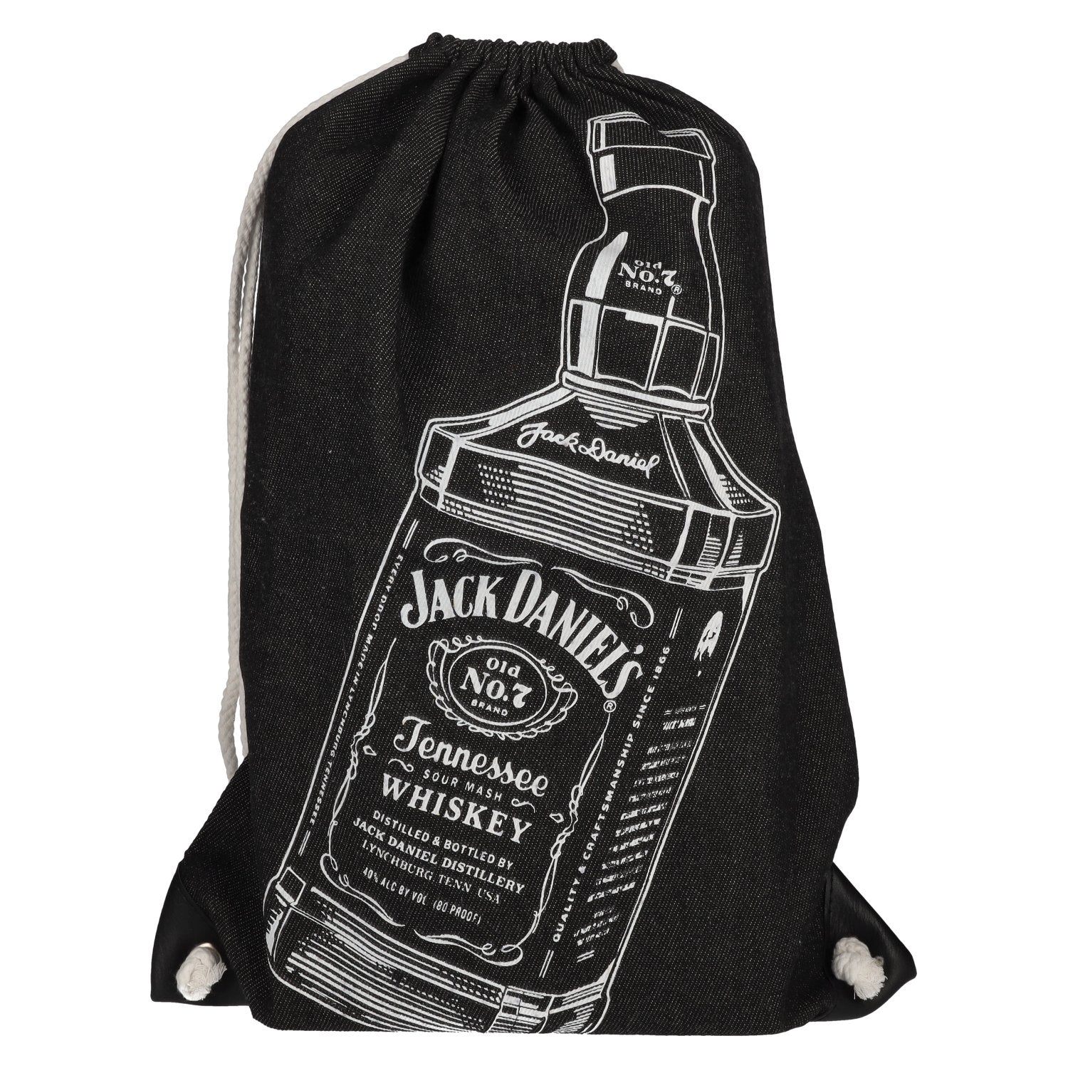 Jack Daniel's sports bag with bottle print