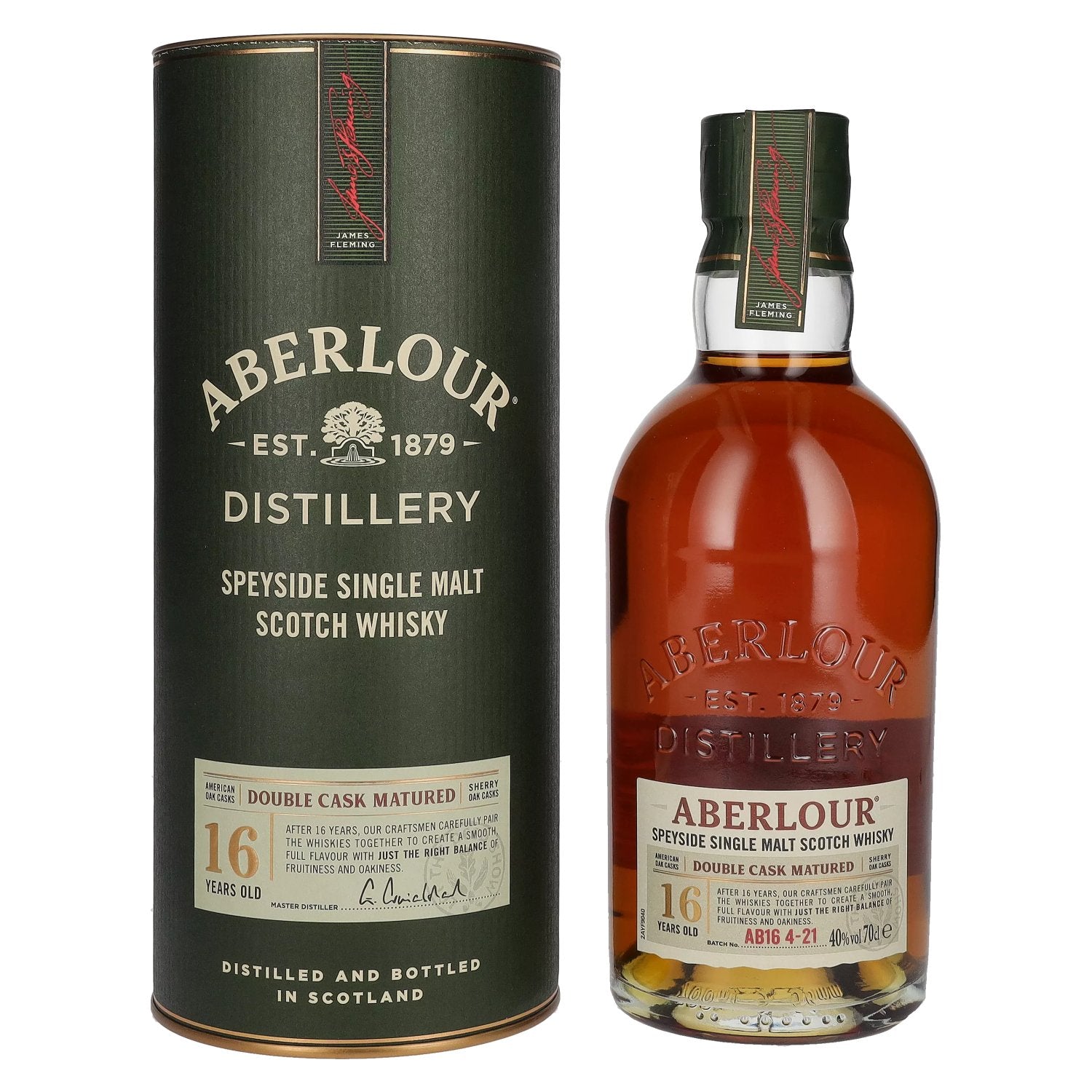 Aberlour 16 Years Old DOUBLE CASK MATURED 40% Vol. 0,7l in Giftbox