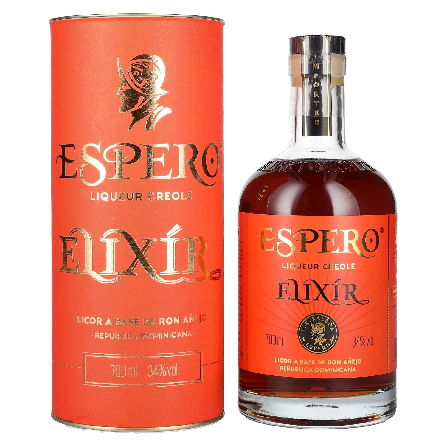 Ron Espero ELIXIR Liqueur Creole 34% Vol. 0,7l in Giftbox