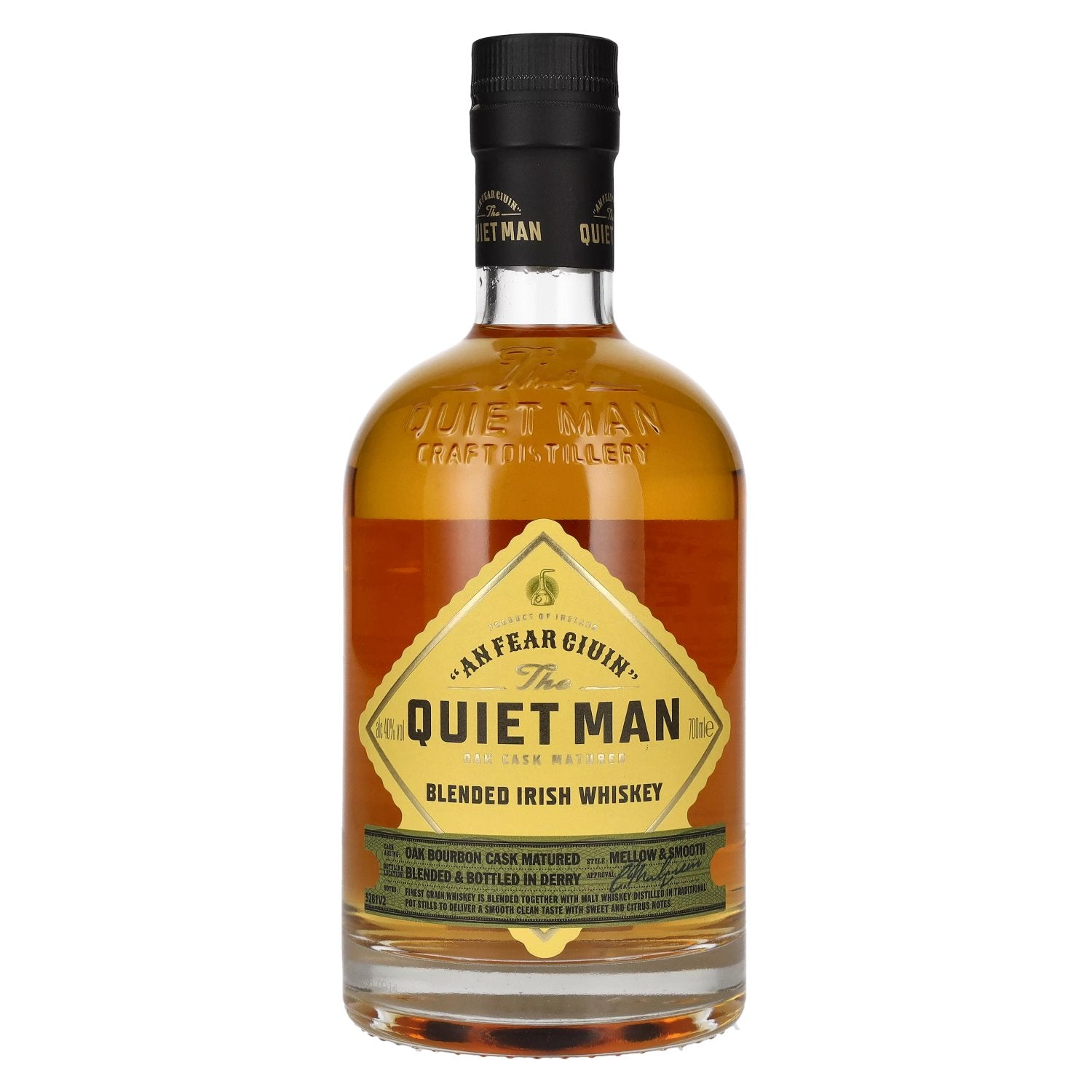 The Quiet Man AN FEAR CIUIN Traditional Blended Irish Whiskey 40% Vol. 0,7l