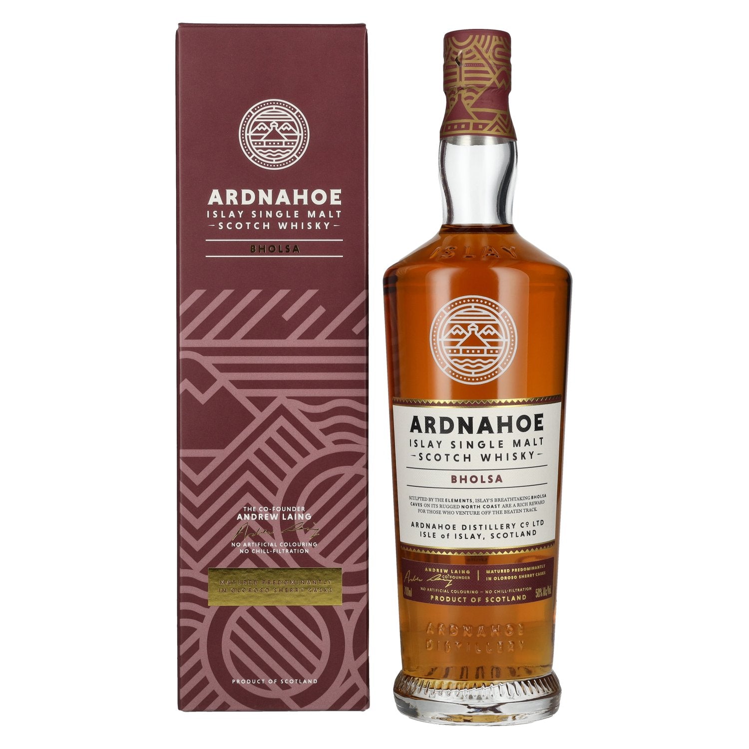 Ardnahoe BHOLSA Islay Single Malt Whisky 50% Vol. 0,7l in Giftbox