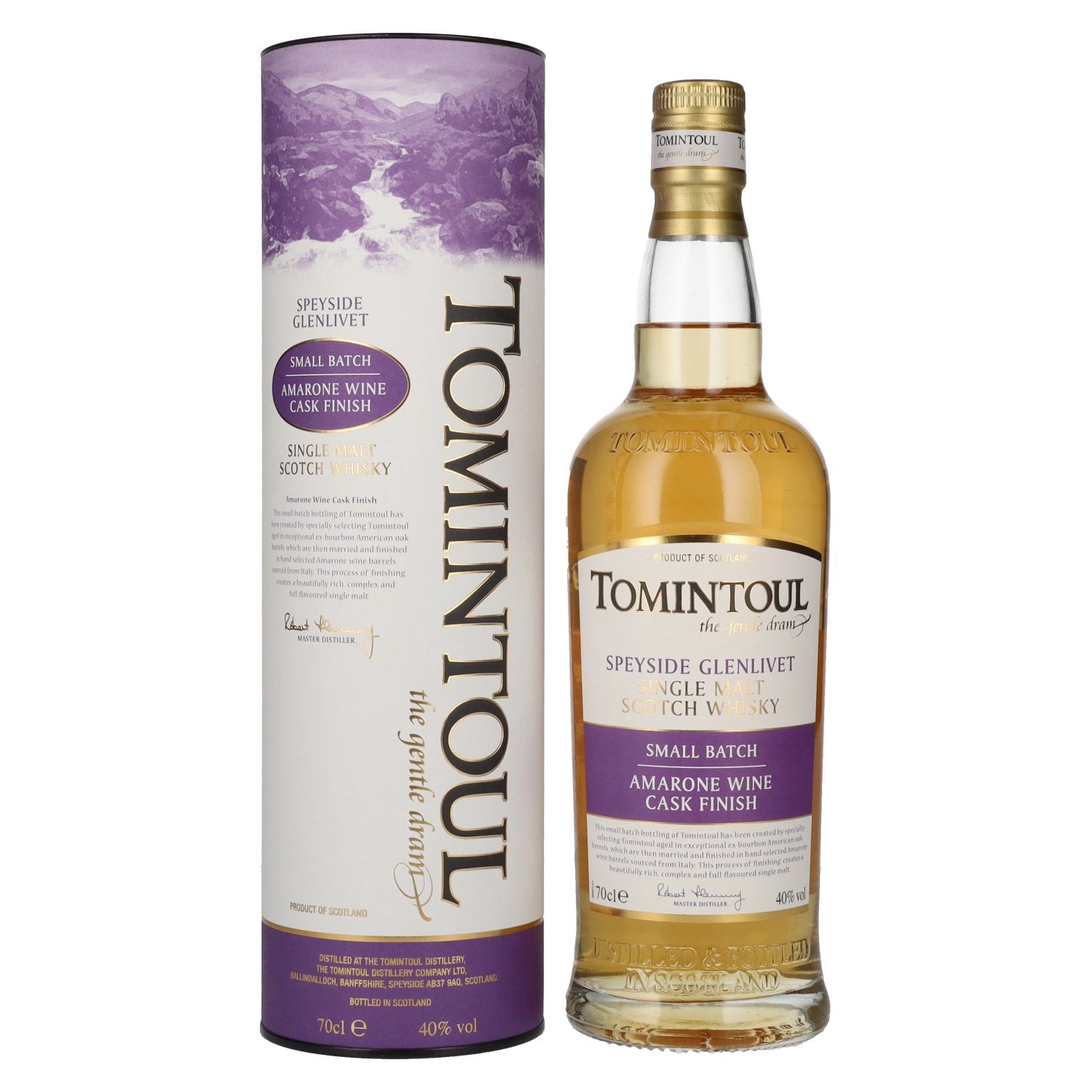Tomintoul Small Batch Amarone Wine Cask Finish 40% Vol. 0,7l in Giftbox