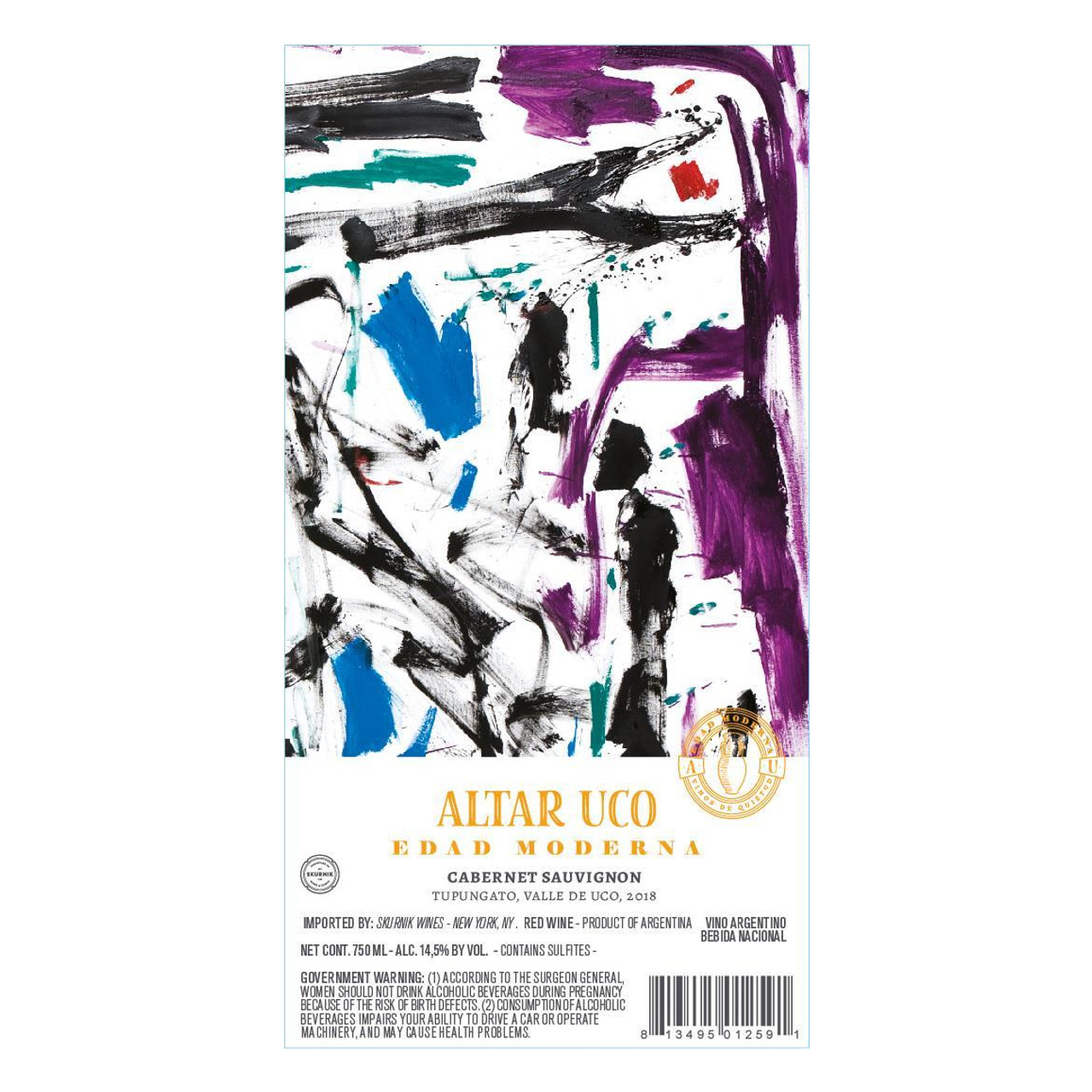 Altar Uco Edad Moderna Cabernet Sauvignon Tupungato 2023 750ml
