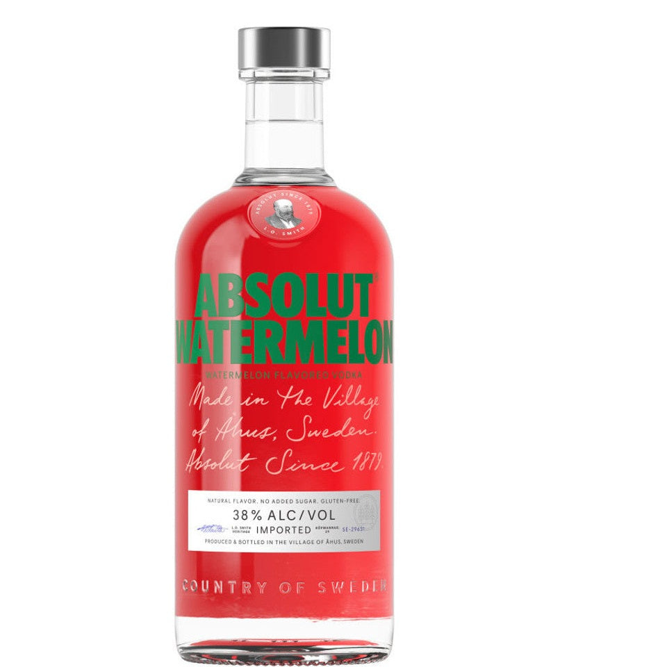Absolut Watermelon Flavored Vodka 750ml