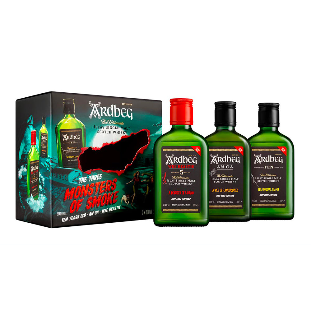 Ardbeg The Three Monsters Of Smoke Gift Set 200ml