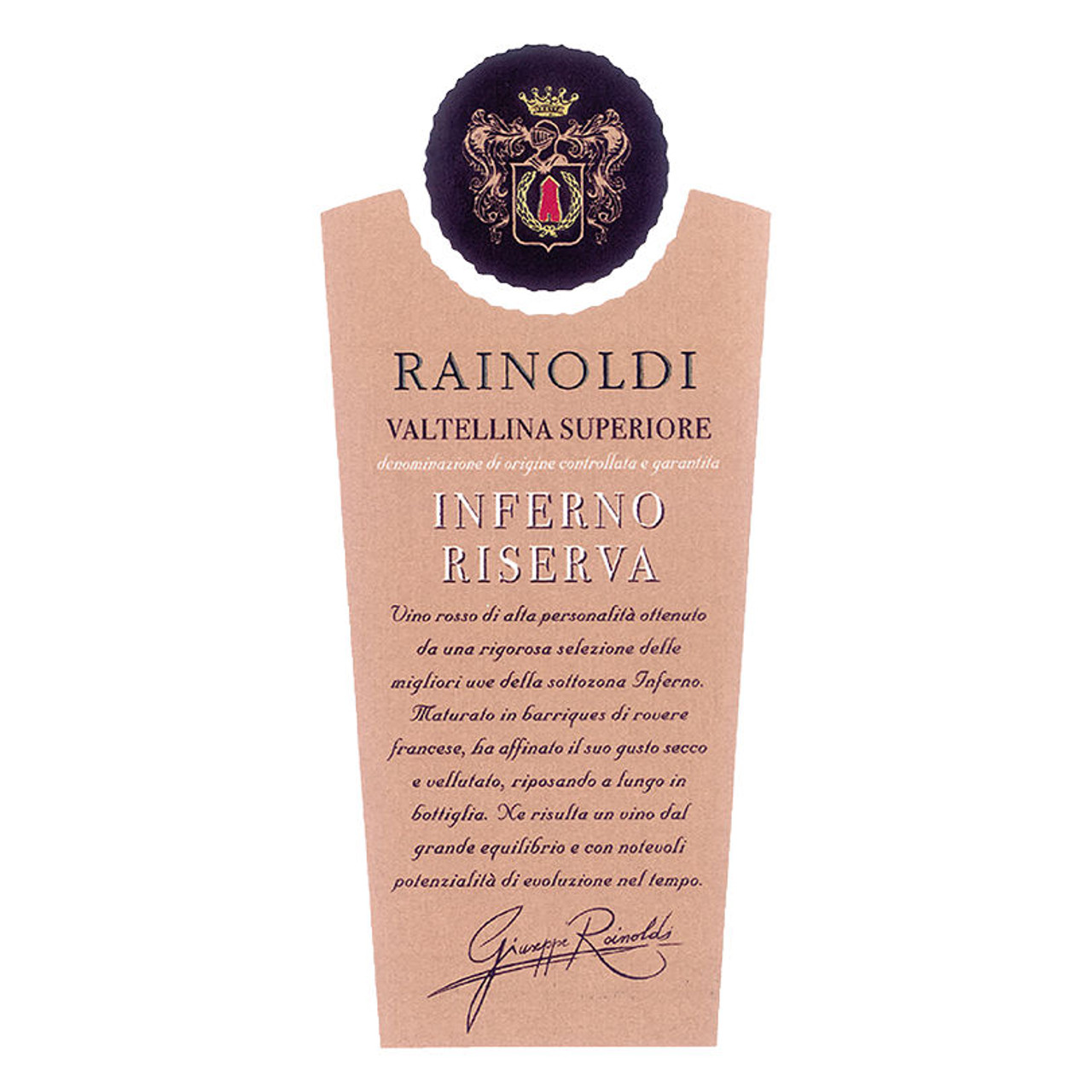 Aldo Rainoldi Valtellina Superiore Inferno Riserva 2018 750ml
