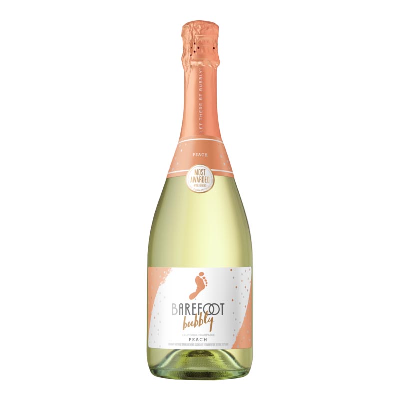 Barefoot Bubbly Peach 750ml