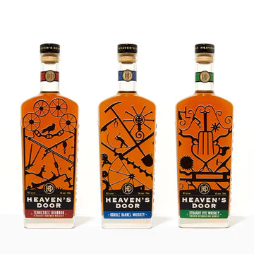 Bob Dylan's Heaven's Door Whiskey Set 3 Pack