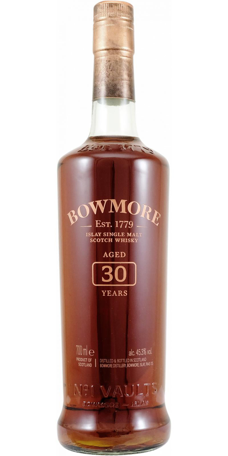 Bowmore 30 Year Old No 1 Vaults