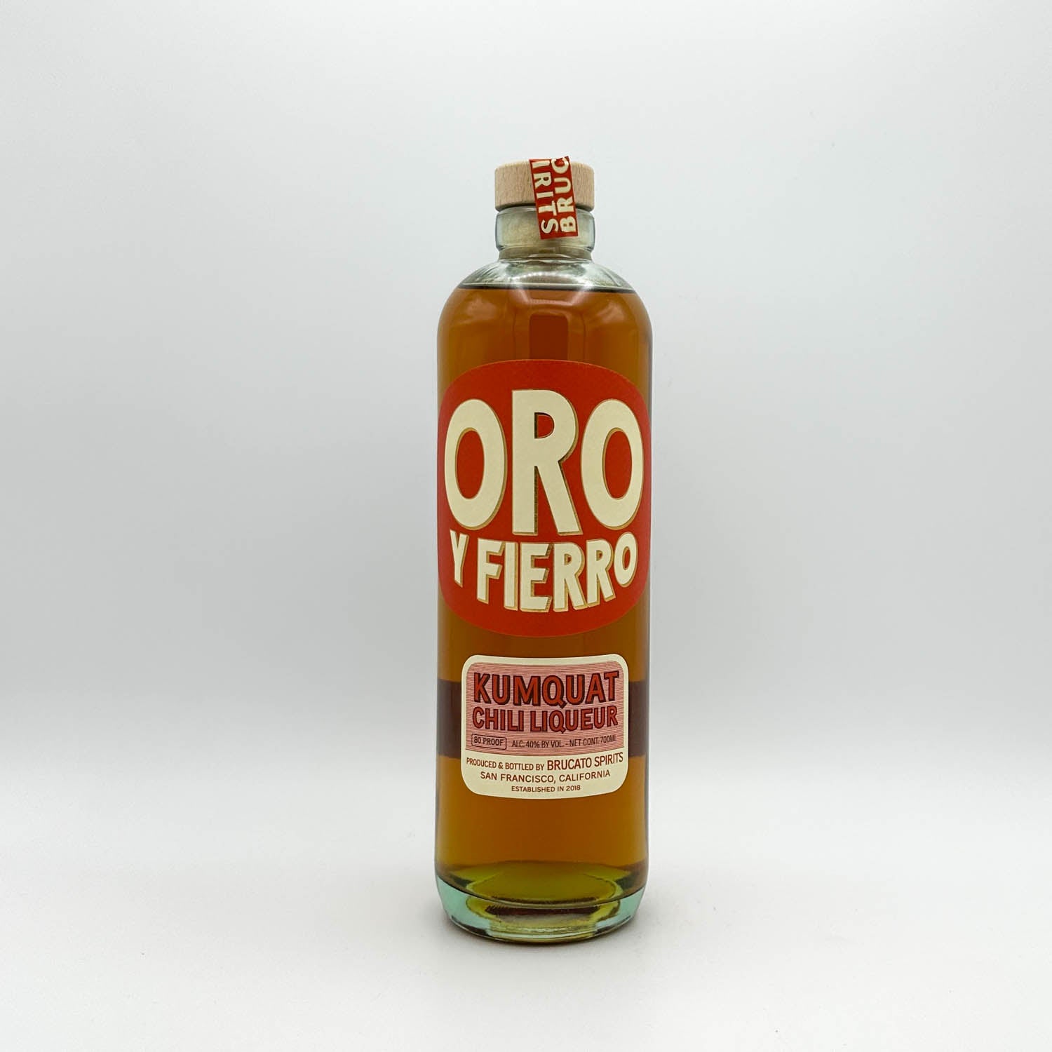 Brucato Oro y Fierro Kumquat Chili Liqueur