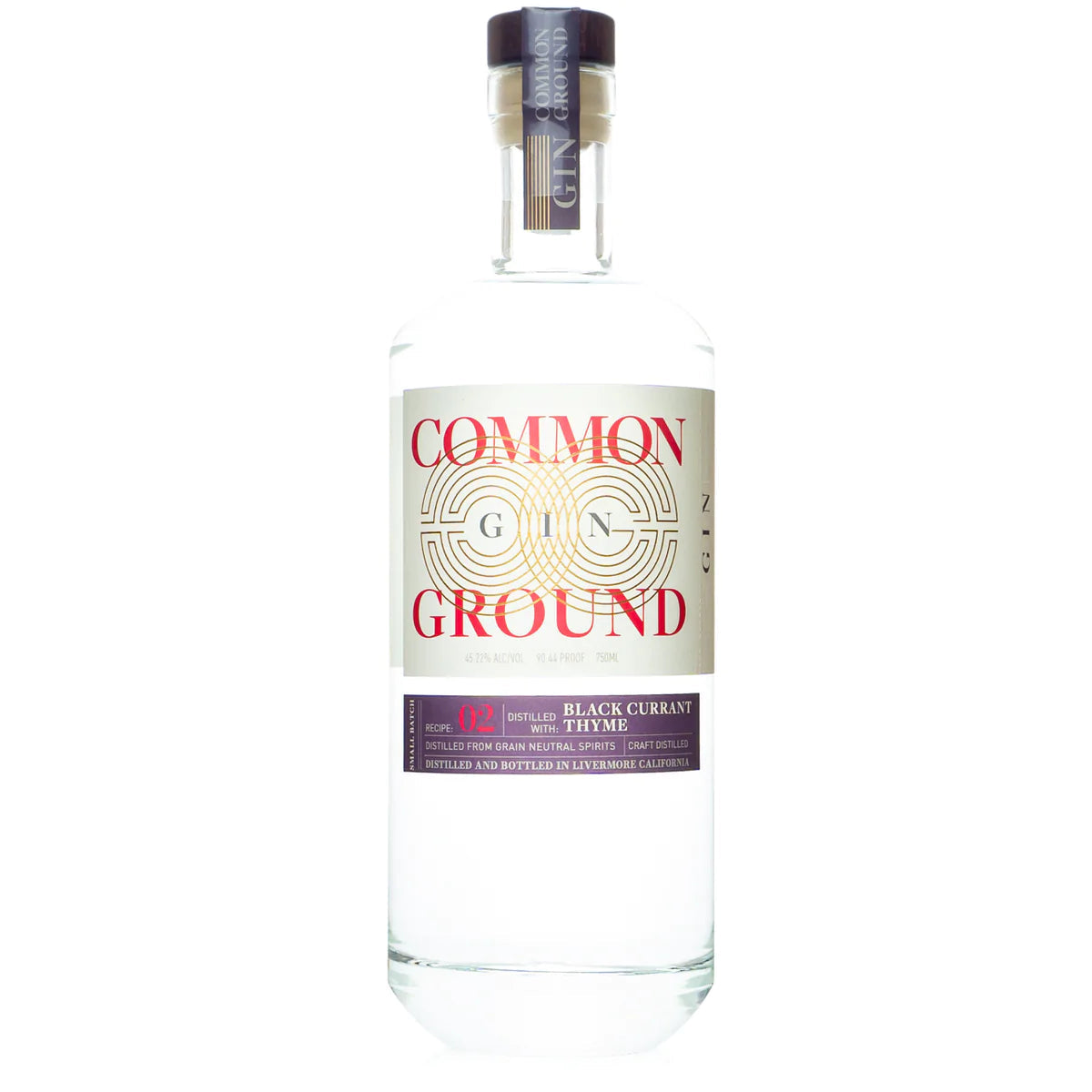 Common Ground Gin Recipe 02 Black Currant & Thyme