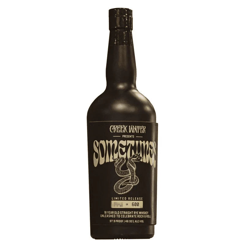 Creek Water Sometimes Y 18 Year Old Straight Rye Limited Edition
