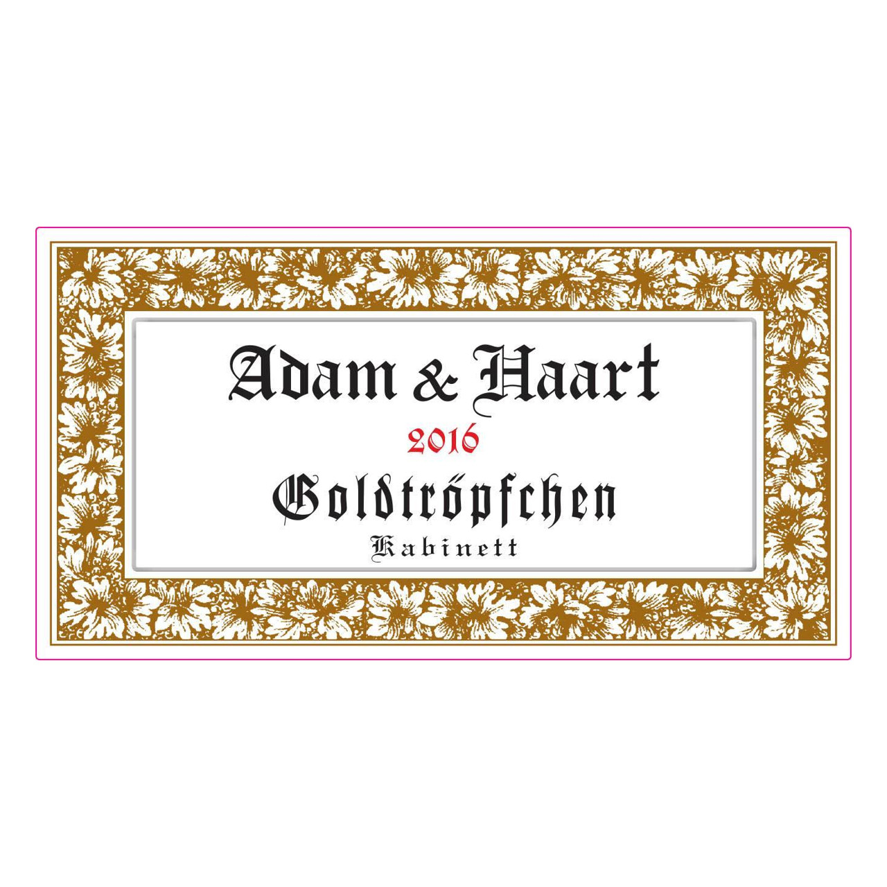 A.J. Adam Riesling Goldtropfchen Kabinett 2023 750ml