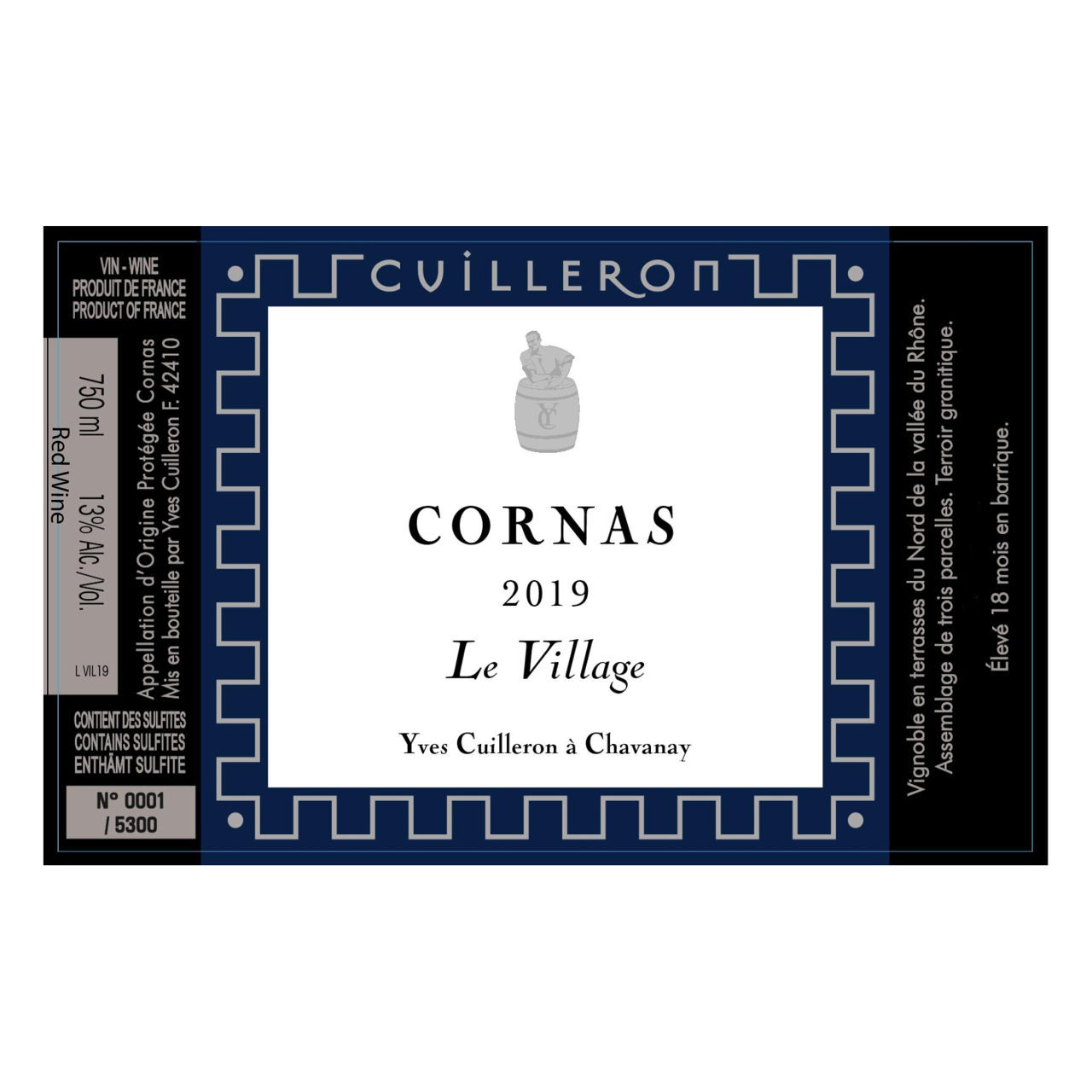 Yves Cuilleron Cornas Le Village 2022 750ml