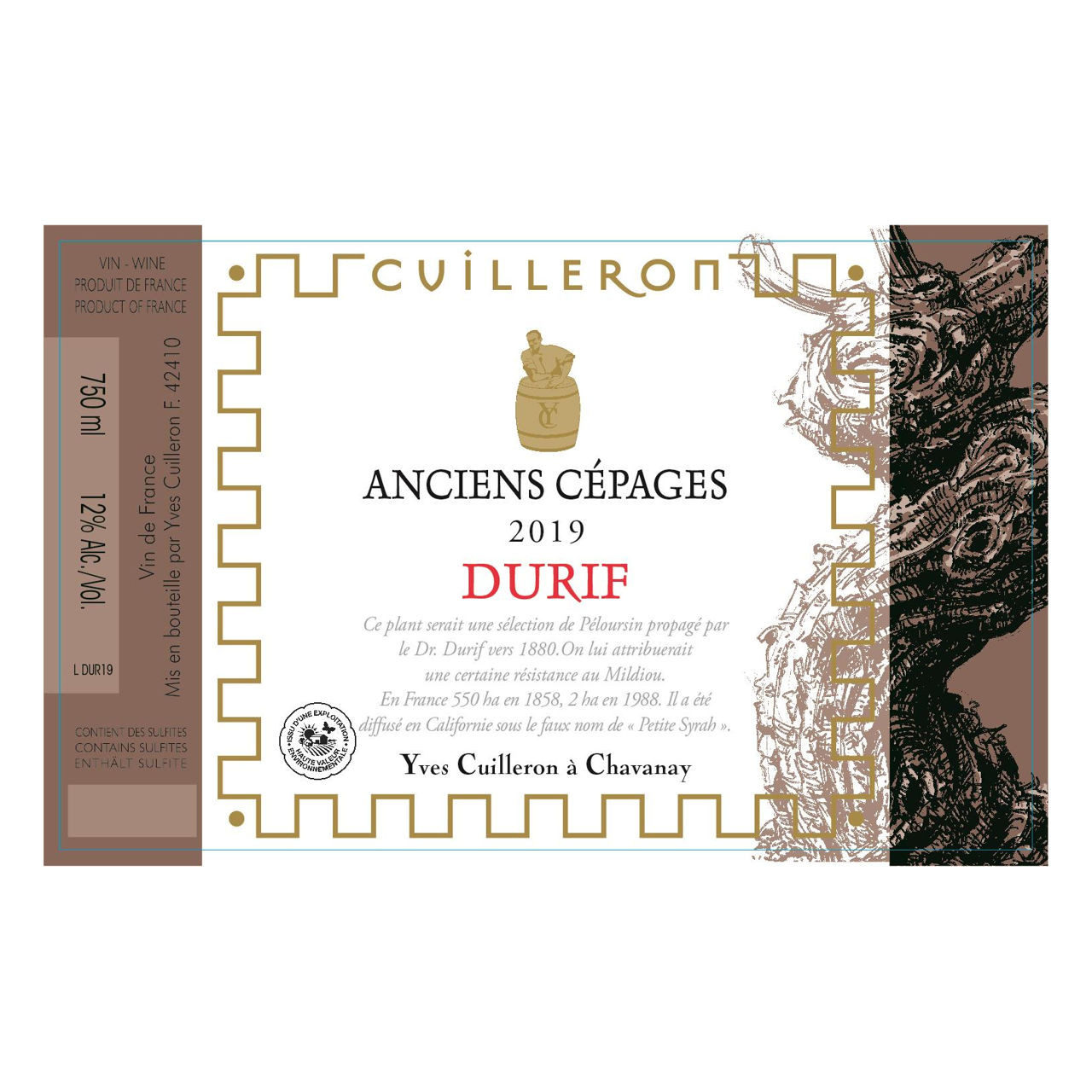 Yves Cuilleron Durif Anciens Cepages 2022 750ml