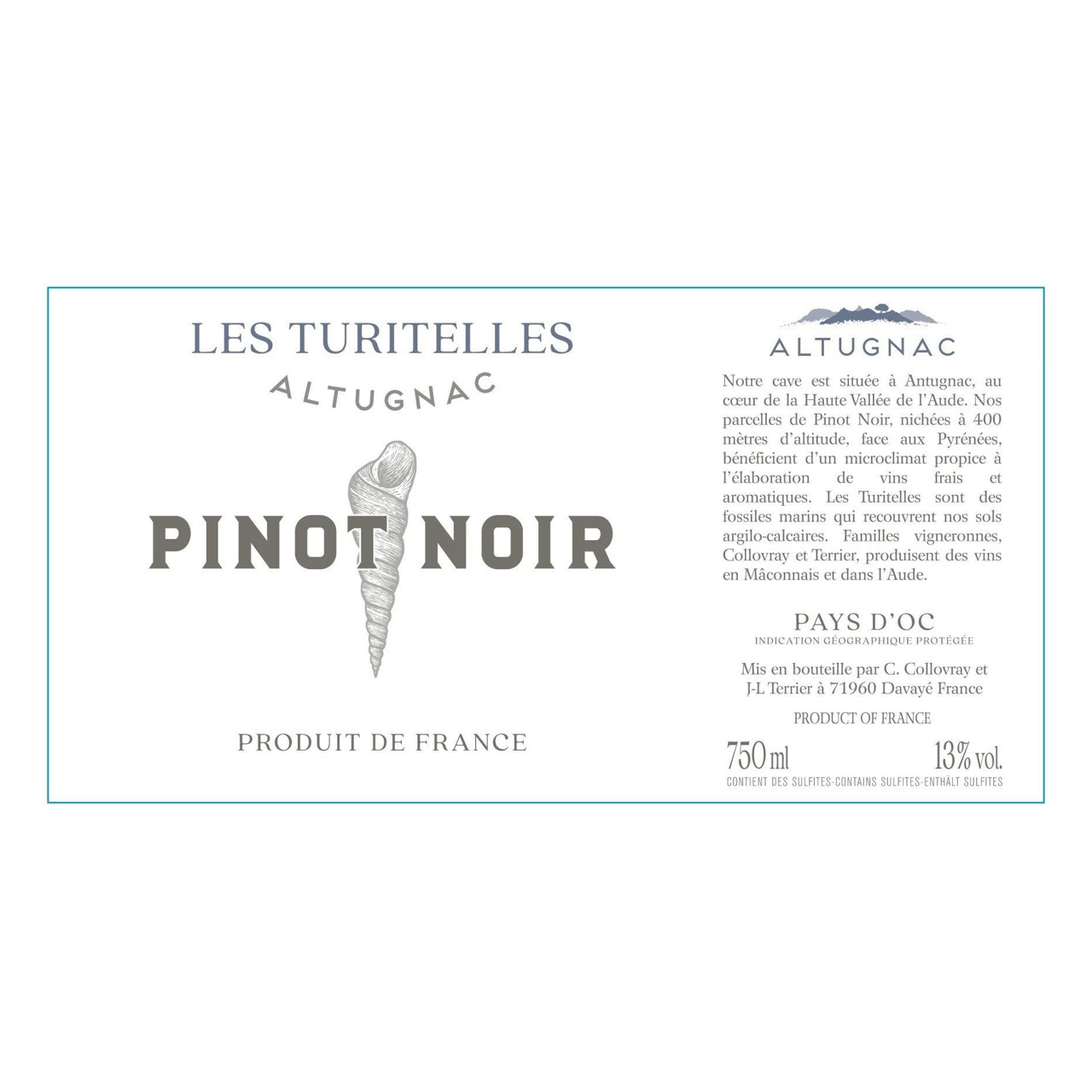 Altugnac Pays d'Oc Pinot Noir 2023 750ml