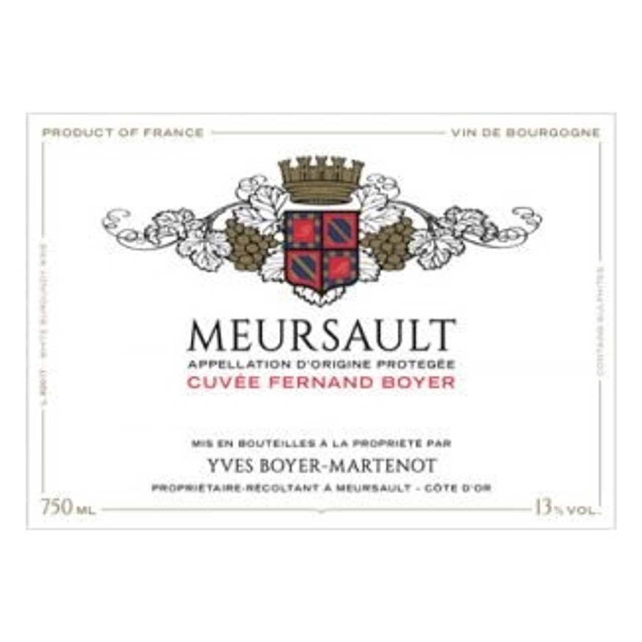 Boyer-Martenot Meursault Cuvee Fernand Boyer 2022 750ml