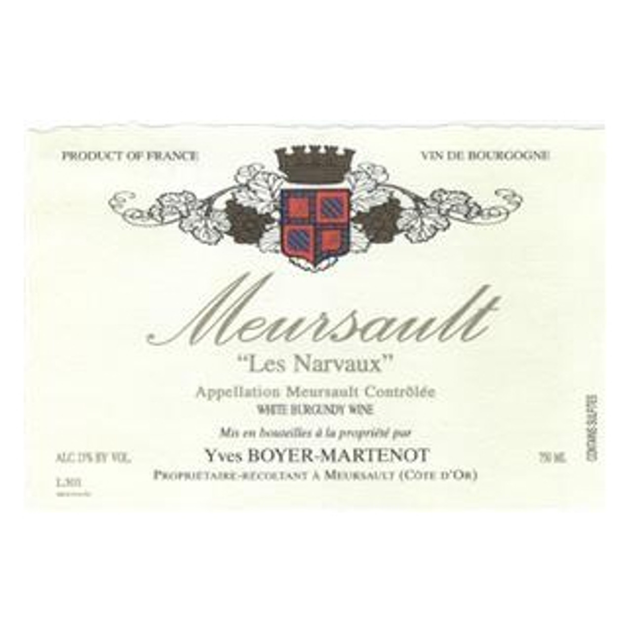 Domaine Boyer-Martenot Meursault Les Narvaux 2022 750ml