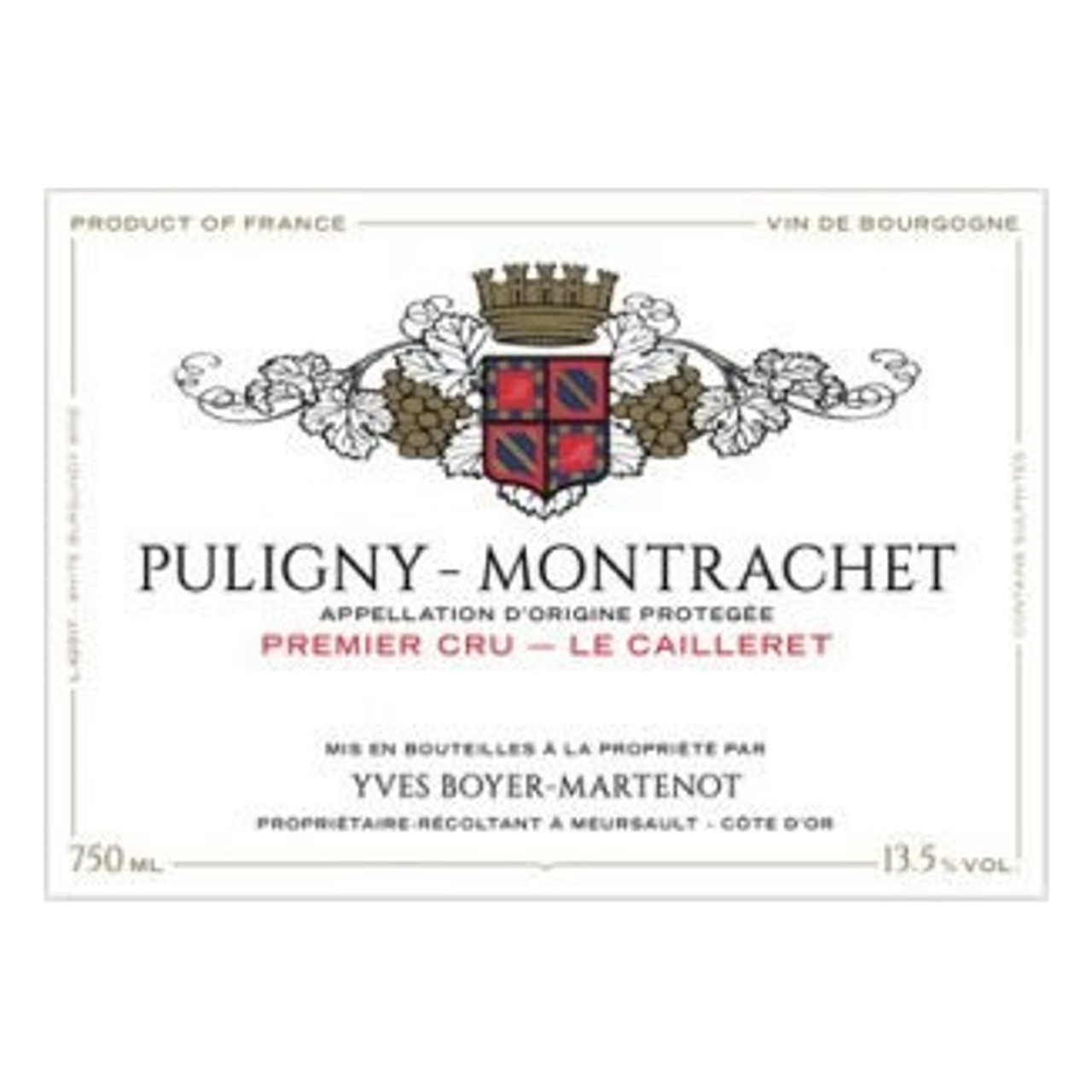 Domaine Boyer-Martenot Puligny-Montrachet 1er Cru Le Cailleret 2022 750ml