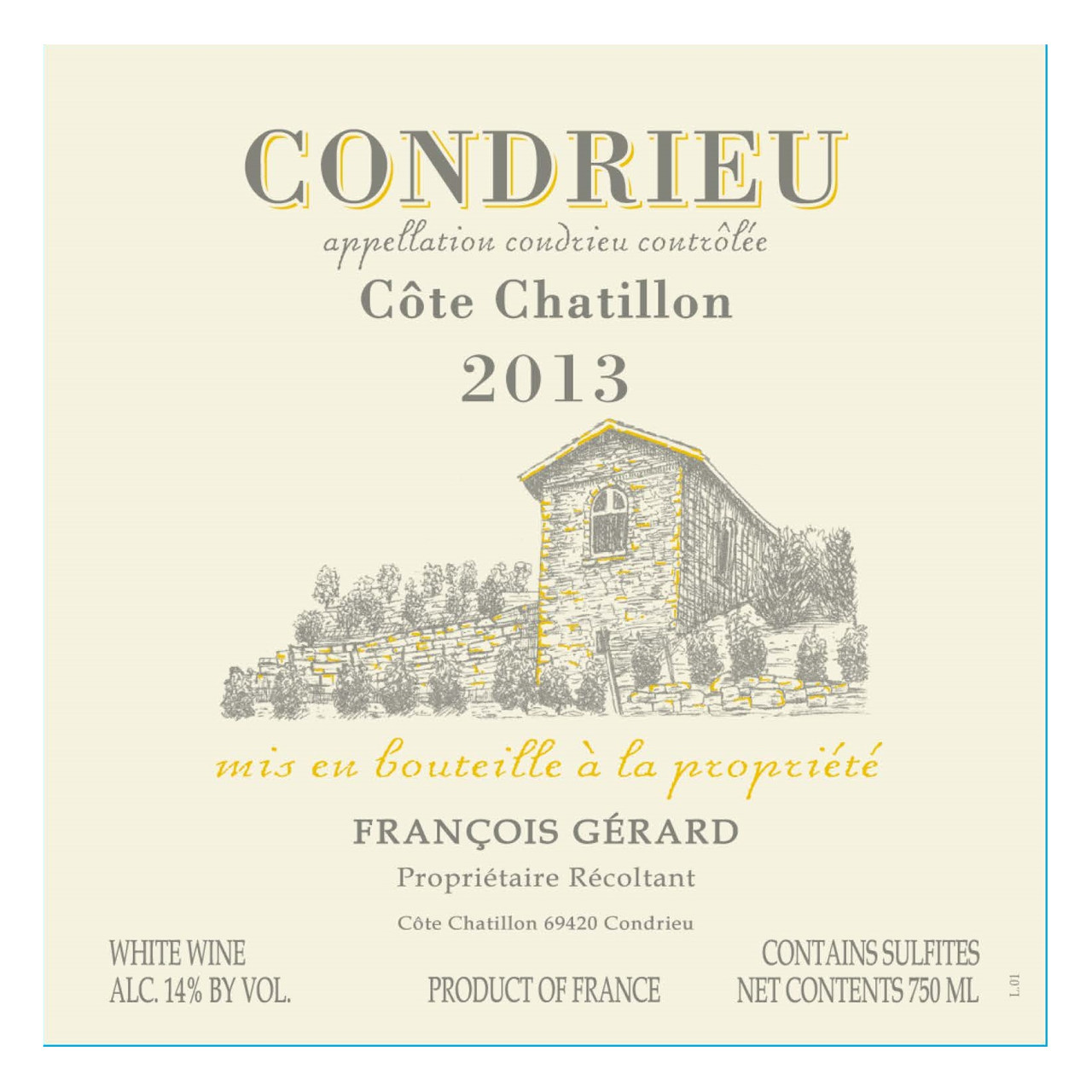 Xavier Gerard Condrieu "Côte Chatillon" 2021 750ml
