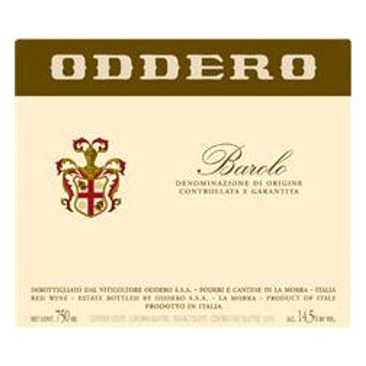 Poderi E Cantine Oddero Barolo 2021 750ml