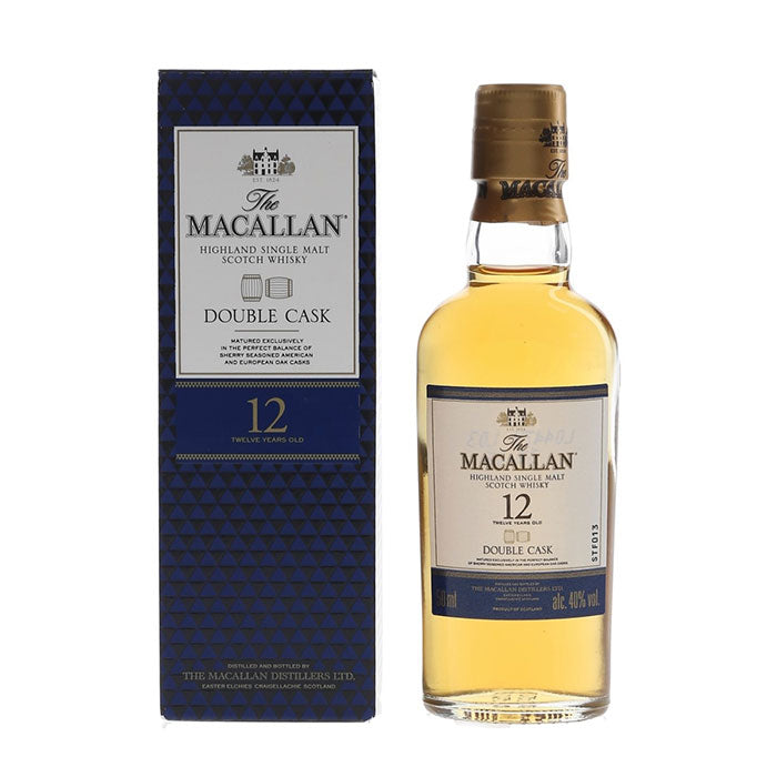 Macallan Double Cask 12 Year Old Mini Bottle 50ml