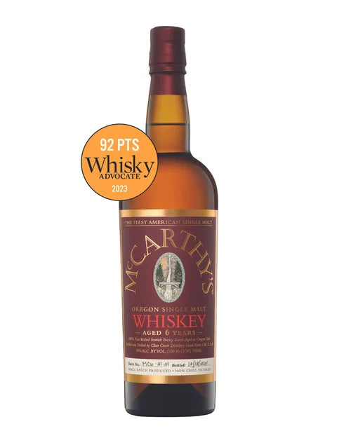 McCarthy's Oregon Single Malt 6 Year