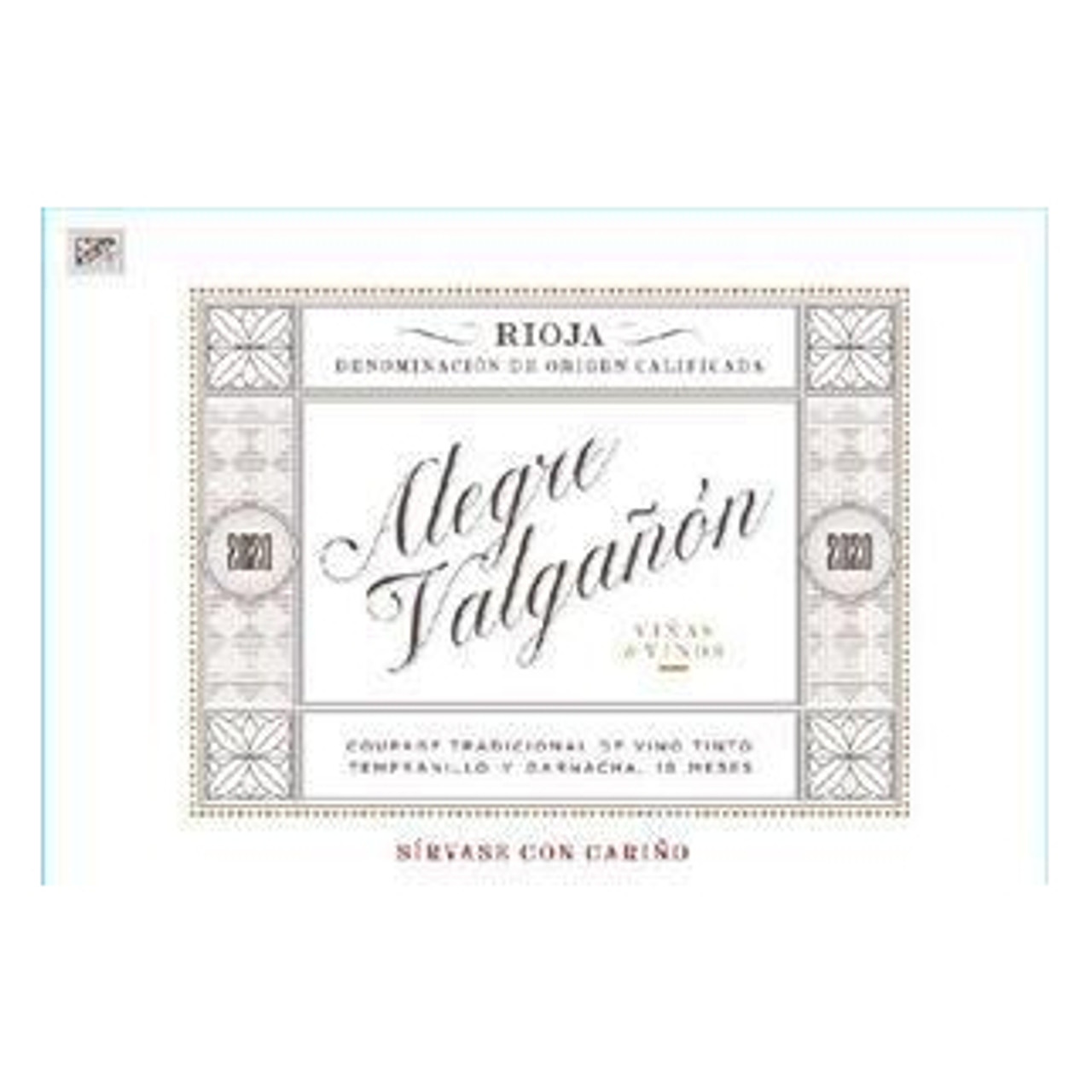 Alegre & Valgonon Rioja Tinto 2021 750ml