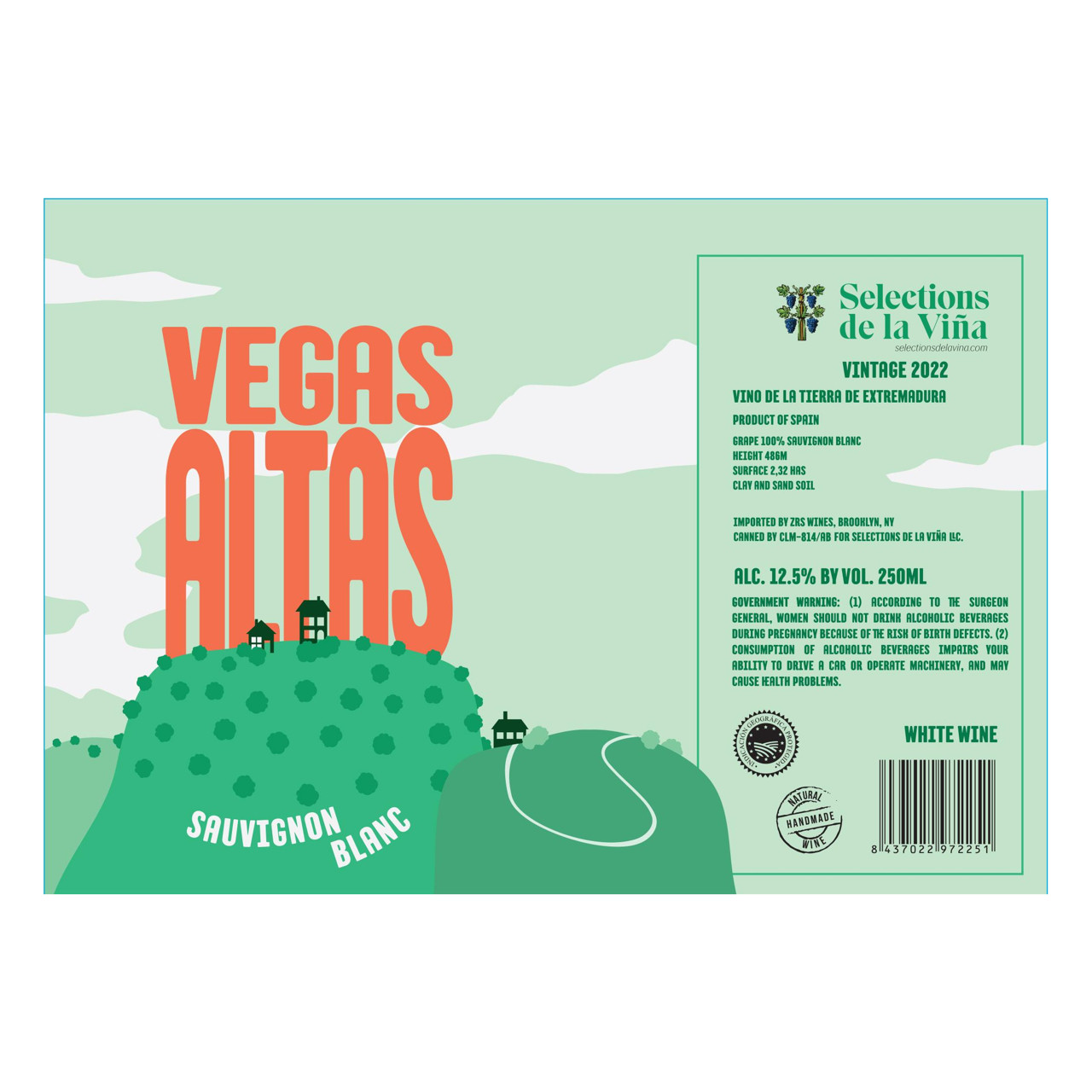 Altos de Montanchez Extremadura Vegas Altas Blanc 2022 250ml