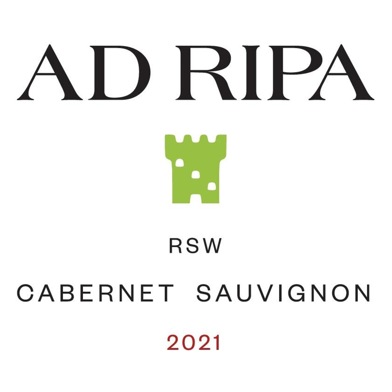 Ad Ripa Cabernet Sauvignon RSW Happy Canyon of Santa Barbara 2021 750ml