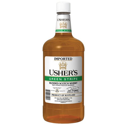 Usher's Blended Scotch Green Stripe 3 Yr 80 1.75 L