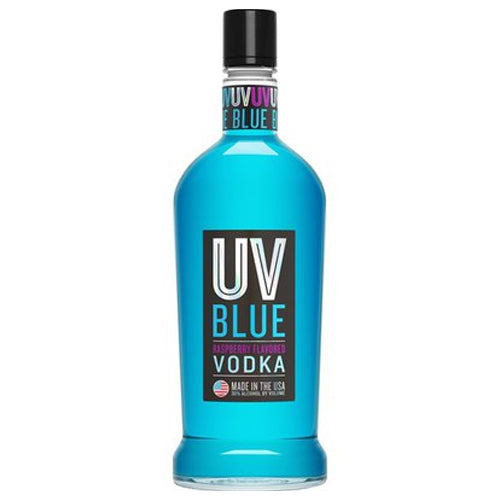 Uv Blue Raspberry Flavored Vodka 60 1.75 L