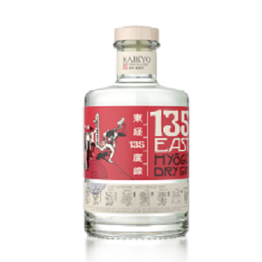 135 East Hyogo Dry Gin 750ml