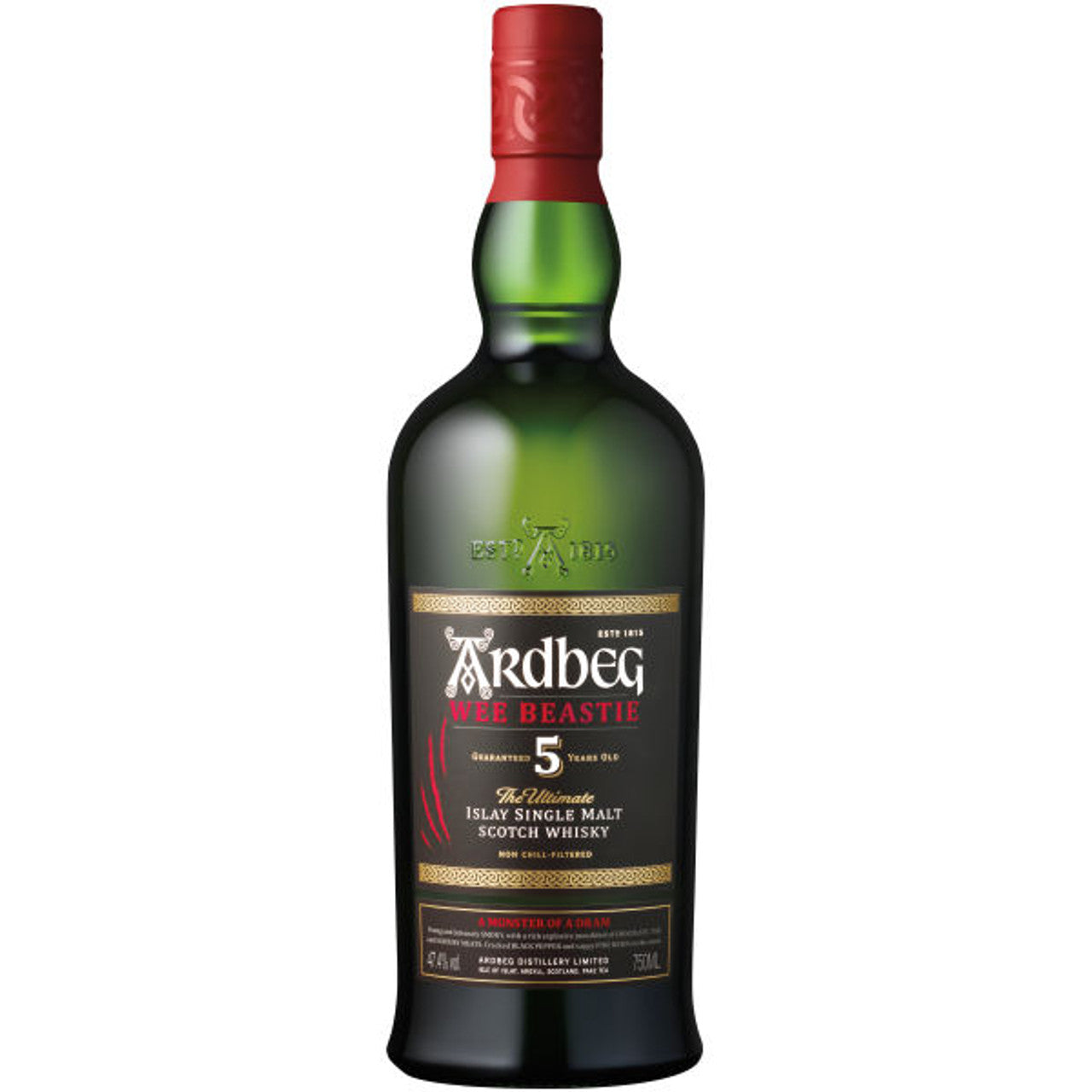 Ardbeg Wee Beastie 5 Year Old Islay Single Malt Scotch - 750ml