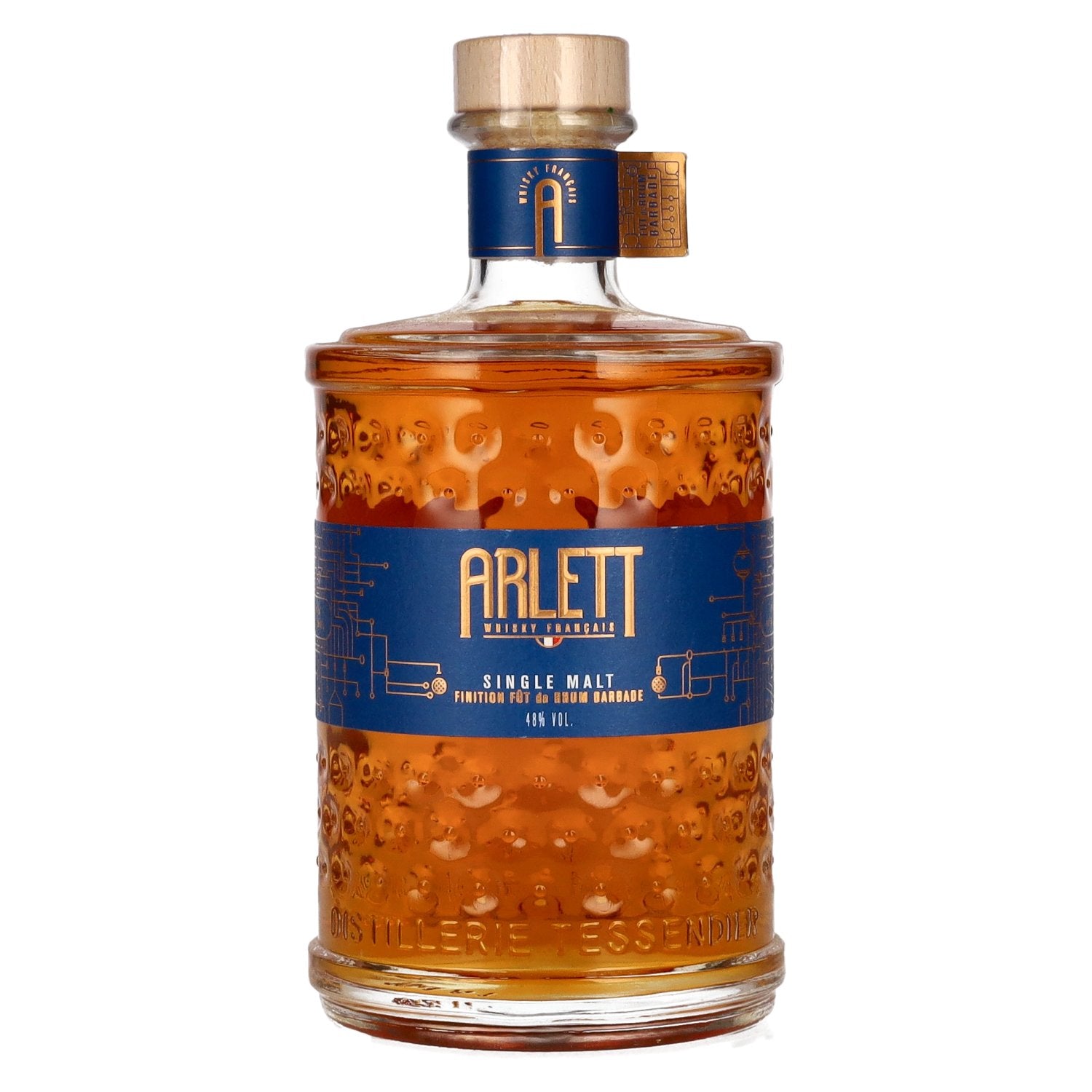 ARLETT Finition Fut de Rhum Barbade Single Malt Whisky 48% Vol. 0,7l