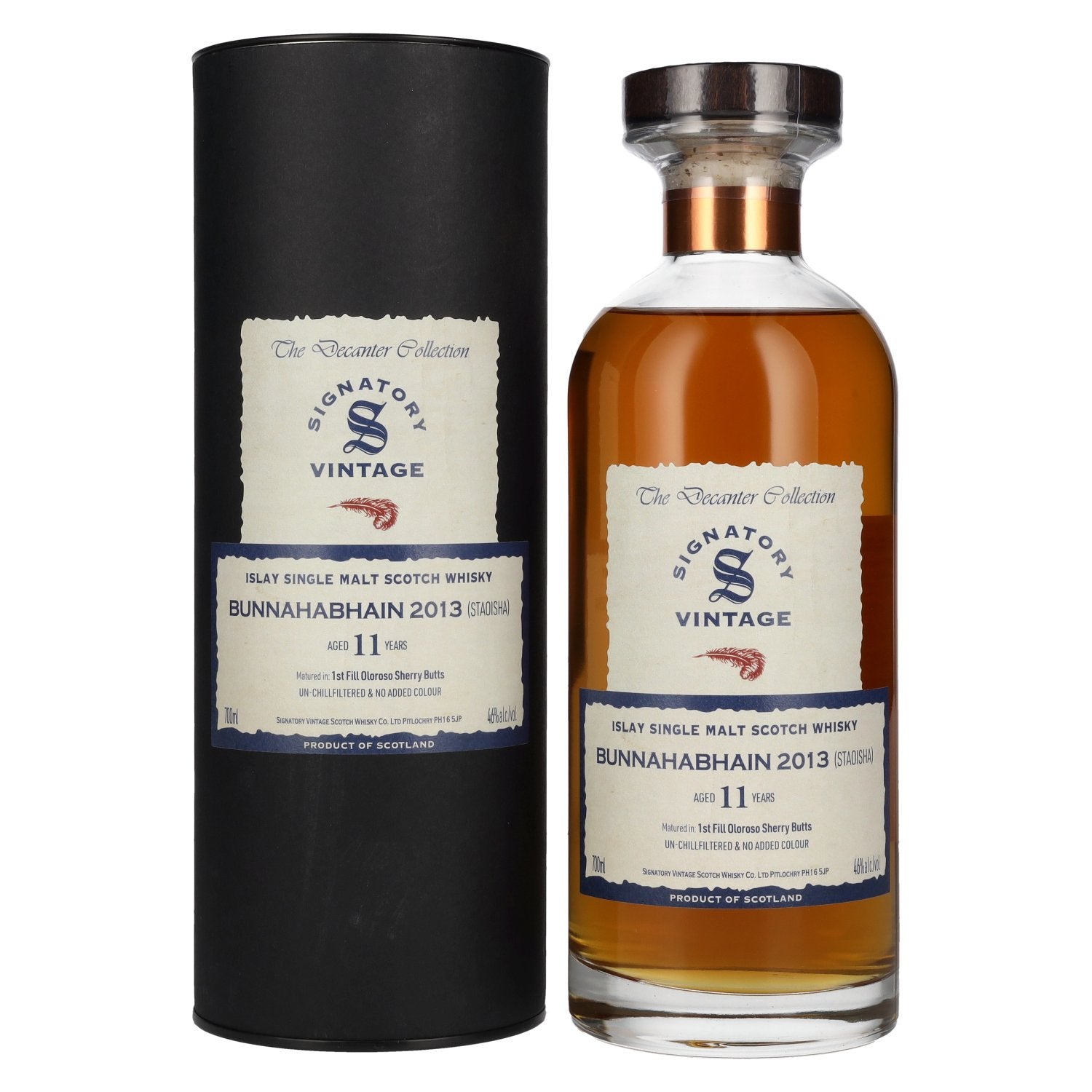Bunnahabhain 11 Years Old Staoisha The Decanter Collection 2013 46% Vol. 0,7l in Giftbox