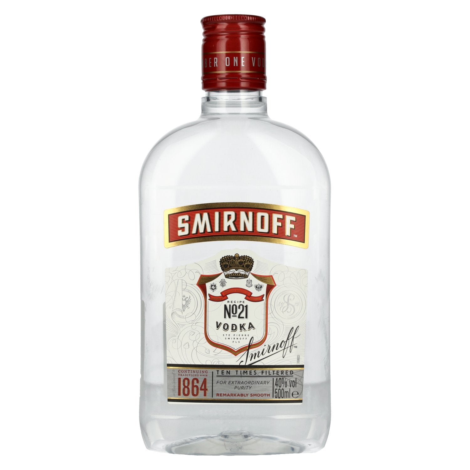 Smirnoff No. 21 Vodka 40% Vol. 0,5l PET